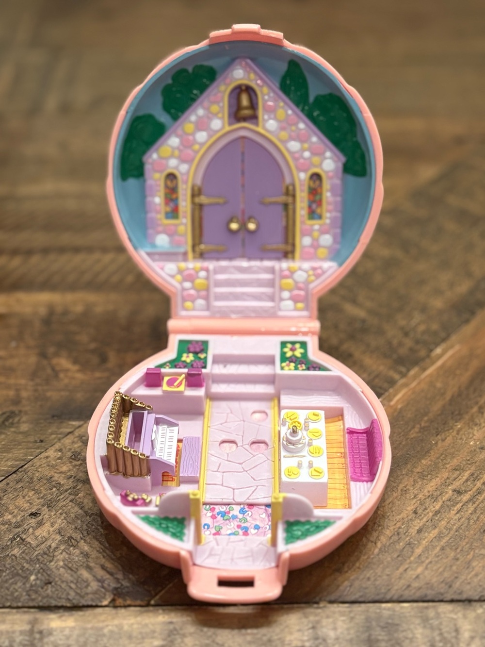 Vintage 1990 Bluebird Polly Pocket - Nancy’s Wedding Day (no figures)